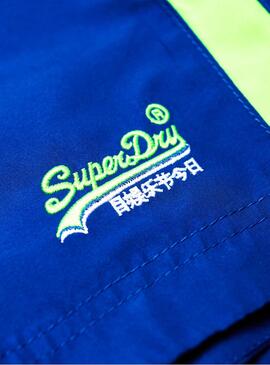 Swimsuit Superdry Volley Azul Homens