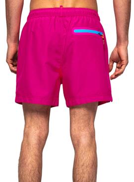 Swimsuit Superdry Volley Rosa Homens
