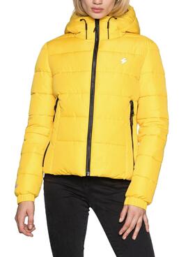 Casaca Superdry Spirit Sports Amarela Mulher