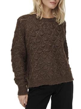 Camisola Only Penny Life Marron para Mulher