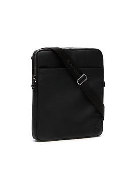 Bolsa Lacoste Gael L Flat Preto Homens