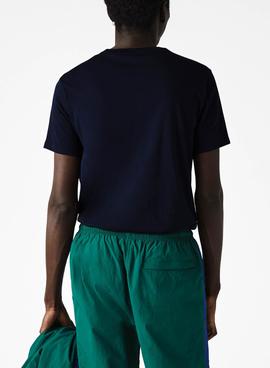 T-Shirt Lacoste TH6709 Azul Marinho