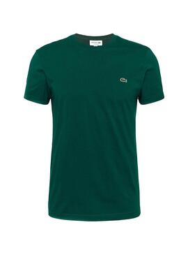 T-Shirt Lacoste Basica Verde para Homem