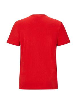 T-Shirt Lacoste Basica Vermelho para Homem