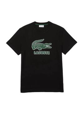 T-Shirt Lacoste TH0063 Preto para Homem