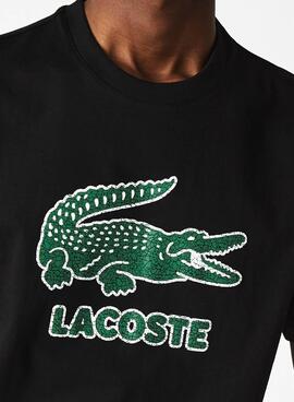 T-Shirt Lacoste TH0063 Preto para Homem