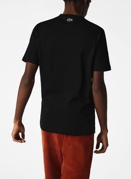 T-Shirt Lacoste TH0063 Preto para Homem