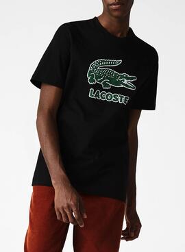 T-Shirt Lacoste TH0063 Preto para Homem