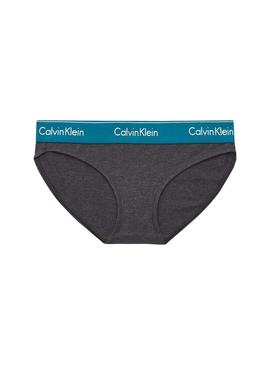 Calcinha Calvin Klein Classic Cinza para Mulher