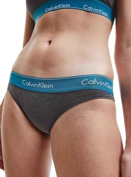 Calcinha Calvin Klein Classic Cinza para Mulher