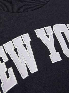 Sweat Name It Foka Azul Marinho New York para Menina