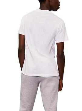 T-Shirt Lacoste Novak Djokovic Branco para Homem