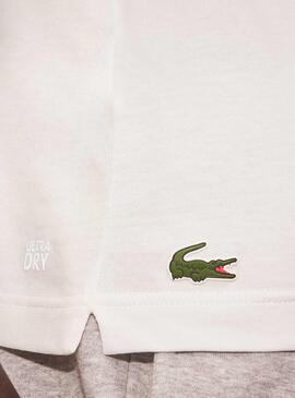 T-Shirt Lacoste Novak Djokovic Branco para Homem