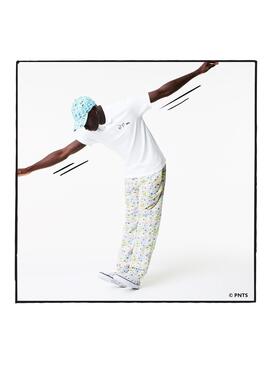 Polo Lacoste Peanuts Snoopy Branco para Homem