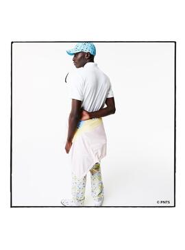 Polo Lacoste Peanuts Snoopy Branco para Homem