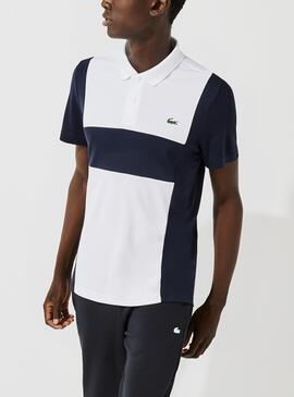 Polo Lacoste Sport Pique Colorblock para Homem