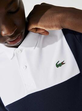Polo Lacoste Sport Pique Colorblock para Homem