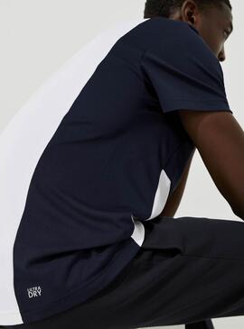 Polo Lacoste Sport Pique Colorblock para Homem