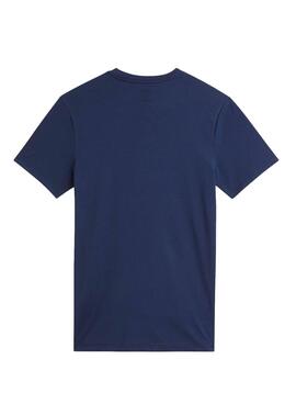 Pack 2 T-Shirts Levis Crewneck Azul Marinho Branco