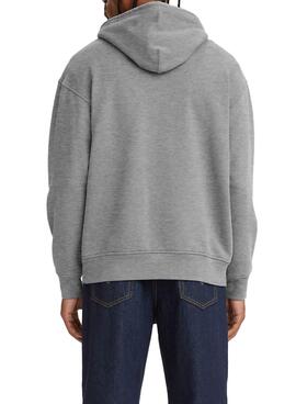Sweat Levis Relaxed Graphic Cinza para Homem