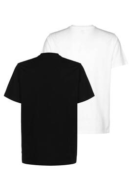 Pack 2 T-Shirts Levis Crewneck Branco Preto