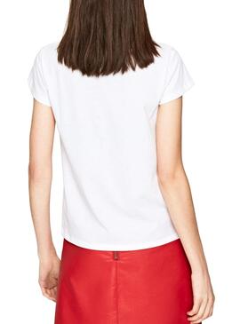 Jeans Pepe T-Shirt Alissa Branco Mulher
