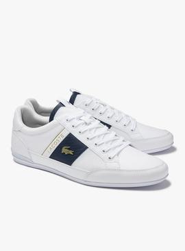 Tênis Lacoste Chaymon Logo Branco para Homem