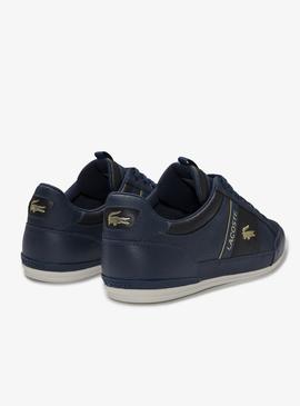 Tênis Lacoste Chaymon Logo Azul Marinho para Homem