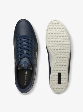 Tênis Lacoste Chaymon Logo Azul Marinho para Homem