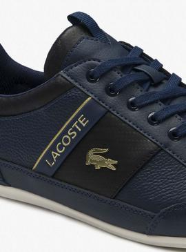 Tênis Lacoste Chaymon Logo Azul Marinho para Homem