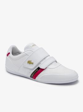 Sapatilhas Lacoste Misano Strap Branco para Homem