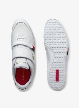 Sapatilhas Lacoste Misano Strap Branco para Homem