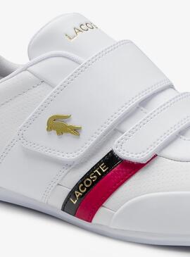 Sapatilhas Lacoste Misano Strap Branco para Homem