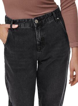 Jeans Only Troy Preto para Mulher