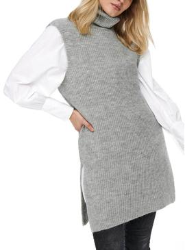 Vestido Only Cora Rollneck Cinza para Mulher