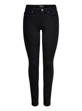 Jeans Only Wauw Life Skinny Preto Mulher