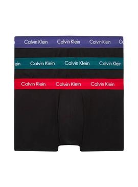 Pack 3 Cuecas Calvin Klein Low Rise Preto