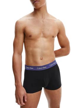 Pack 3 Cuecas Calvin Klein Low Rise Preto