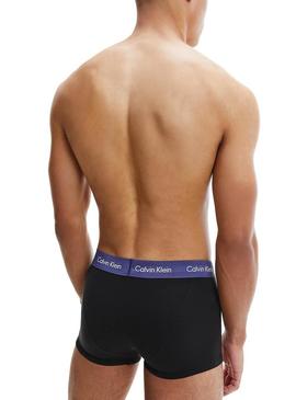Pack 3 Cuecas Calvin Klein Low Rise Preto