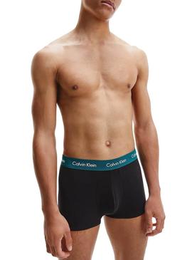 Pack 3 Cuecas Calvin Klein Low Rise Preto