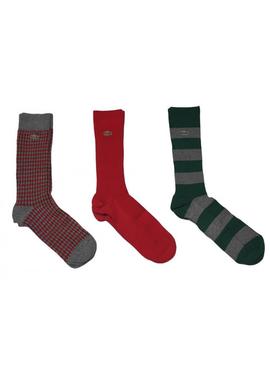 Pack 3 Maias Lacoste Multicolor para Homem