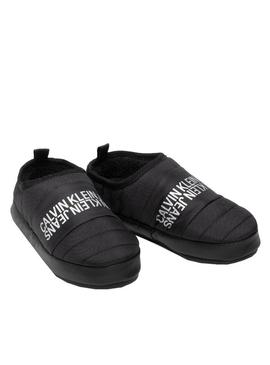 Sapatilhas Calvin Klein Home Slipper Pluma Preto