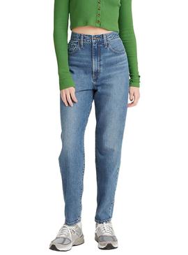 Jeans Levis High Loose Taper Azul Mulher