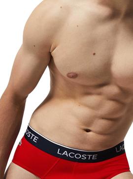 Cuecas Lacoste Slip Tricolor para Homem