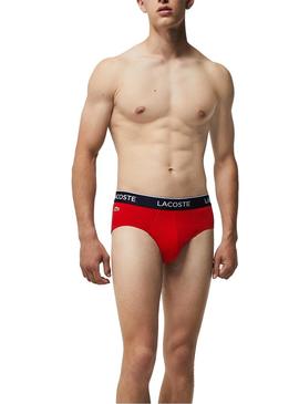 Cuecas Lacoste Slip Tricolor para Homem