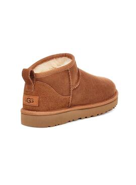 Botas UGG W Classic Ultra Mini Chestnut para mulher