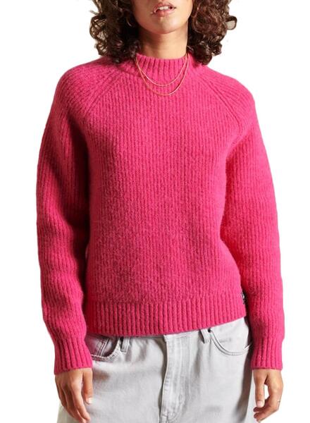 superdry alpaca blend crew