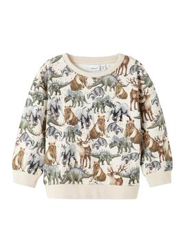 Sweat Name It Moeasy Animal Print Menino