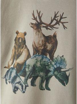 Sweat Name It Moeasy Animals Verde para Menino