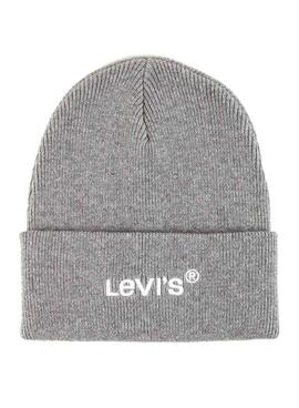 Chapéu Levis Gorro com marca de palavra Cinza Homem e Mulher